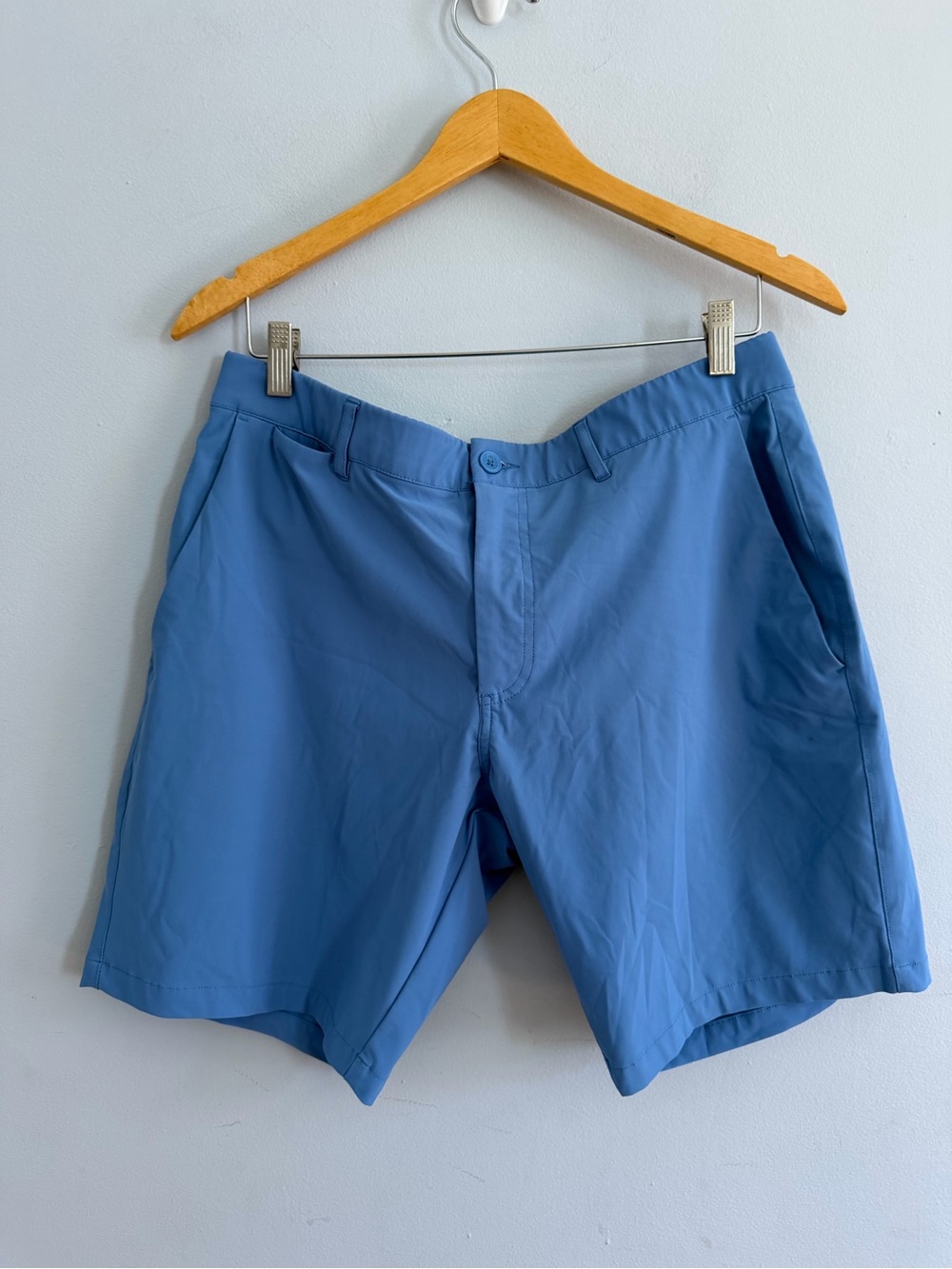 Holderness & Bourne Slater Performance Golf Shorts Sankaty Blue Size 34